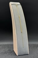 اسوارة مجدول ذهب صافي عيار 21 وزن 0.7 جرام