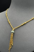 عقد دائرة ذهب تصميم هندي عيار 21 وزن 11.3 جرام