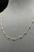 عقد كور ذهب صافي ايطالي عيار 18 وزن 1.7 جرام