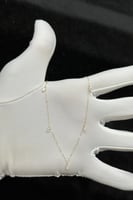 شوكر ذهب تصميم الماس عيار 18 وزن 0.6 جرام