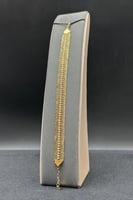 اسوارة ذهب صافي ايطالي عيار 18 وزن 10.6 جرام