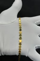 اسوارة خلية ذهب صافي عيار 21 وزن من 3.7 الى 3.8 جر...