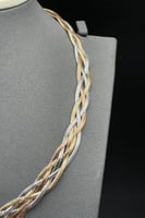 طقم قماش ذهب صافي ايطالي عيار 18 وزن 16.6 جرام