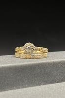 دبله توينز ذهب تصميم الماس عيار 18 وزن من 1.5 الى...