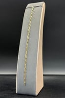 اسوارة جنزير ذهب صافي ايطالي عيار 18 وزن من 1.4 ال...