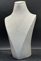 عقد ثعبان مع باقيت ذهب تصميم الماس عيار 18 وزن 1 ج...