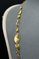 عقد ذهب تصميم الماس عيار 21 وزن 13.8 جرام