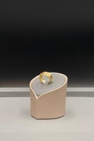 اسوارة مع خاتم ذهب تصميم الماس عيار 21 الوزن 17.3