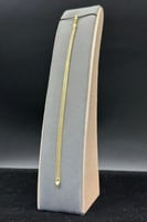 اسوارة فلات ذهب صافي ايطالي عيار 18 وزن 3.5 جرام