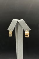 حلق ذهب صافي ايطالي عيار 18 وزن 1.7 جرام