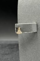 طقم ذهب ناعم عيار 18 رقة المثلث وزن 2.6 جرام