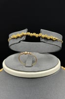 طقم كور ليزر ذهب صافي عيار 21 وزن 23.2 جرام