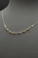 شوكر جنزير ملونه ذهب صافي