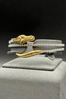 اسوارة تنس ذهب تصميم الماس عيار 18 وزن 13.1 جرام