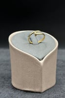 خاتم مسمار ذهب صافي عيار 18 وزن من 1.1 الى 1.2 جرا...