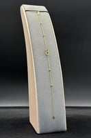 اسوارة حلقات ذهب صافي عيار 18 وزن من 0.7 الى 0.8 ج...