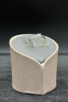 خاتم مع فص سوليتير ذهب تصميم الماس عيار 18 وزن من...