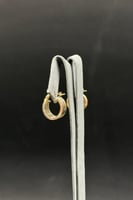 حلق ذهب صافي ايطالي عيار 18 وزن 1.7 جرام