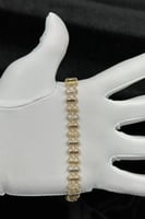 اسوارة ذهب صافي ايطالي عيار 18 وزن 7.45 جرام