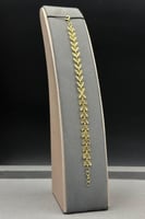 اسوارة وردات ذهب صافي عيار 21 وزن 3.6 جرام