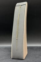 اسوارة مجدول مع جنزير ذهب صافي عيار 18 وزن 1.1 جرا...