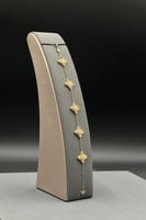 اسوارة خمس وردات ذهب تصميم الماس