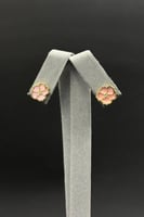 حلق ورد الطائف ذهب ايطالي عيار 18 وزن 1.7 جرام