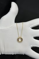 عقد دائري ذهب عيار 18 وزن 3.1 جرام