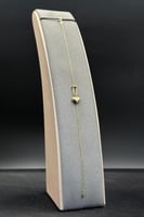 اسوارة جنزير مع قلب ذهب ايطالي عيار 18 وزن 0.8 جرا...