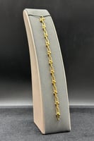 إسوارة جنزير ذهب صافي عيار 21 أصالة نوفا وزن 7.2–7...