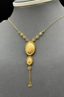 طقم ذهب صافي عيار 21 وزن 6 جرام