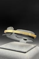 اسوارة مع خاتم وردة ذهب تصميم الماس عيار 18 وزن من...