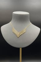 عقد كور ذهب صافي تصميم ايطالي