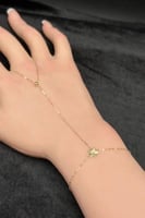 كف نجمة ذهب صافي عيار 18 وزن 0.7 جرام