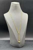 عقد كور نازل ذهب صافي عيار 21 وزن من 4.2 الى 4.3 ج...