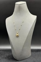 عقد كور ذهب صافي ايطالي عيار 18 وزن من 1.5 الى 1.6...