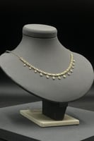 تشوكر دمعات باقيت ذهب تصميم الماس