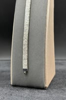 اسوارة ذهب عيار 21 بوجهين اصفر وابيض بوزن 10.3 جرا...