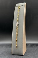 عقد مع إسوارة جنزير ذهب عيار 21 ألماس أوريلا وزن 2...