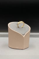 اسوارة مع خاتم ذهب صافي عيار 18 وزن 7.3 جرام