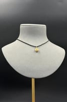 تعليقة مكرونة ذهب صافي عيار 18 وزن 1.1 جرام