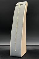 اسوارة مستطيلات ذهب صافي عيار 18 وزن 0.5 جرام