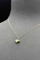 عقد قلب ذهب صافي ايطالي عيار 18 وزن من 0.9 الى 1 ج...