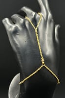 كف مجدول مع كور ذهب صافي عيار 21 وزن 1.8 جرام