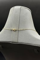 شال دوائر ذهب صافي ايطالي عيار 18 وزن 11.3 جرام