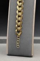 اسوارة جنزير ذهب ايطالي عيار 18 وزن 17.6 جرام