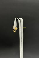 حلق رموش ذهب (عدة الوان) عيار 21