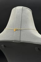 عقد دائري مع كور ذهب صافي عيار 21 وزن 1.3 جرام