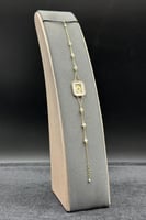 اسوارة اشناف ذهب مع لؤلؤ عيار 18 وزن 2.2 جرام