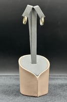 حلق دائري ذهب صافي ايطالي عيار 18 وزن 2.4 جرام